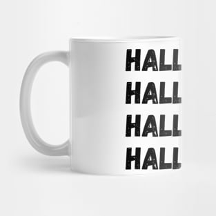 Halloween. Minimalistic Halloween Design. Simple Halloween Costume Idea Mug